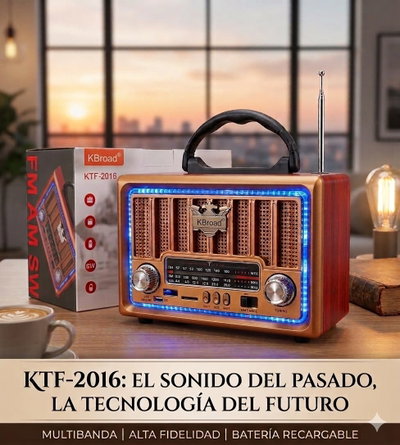 Parlante Radio ktf-2016. 📻 