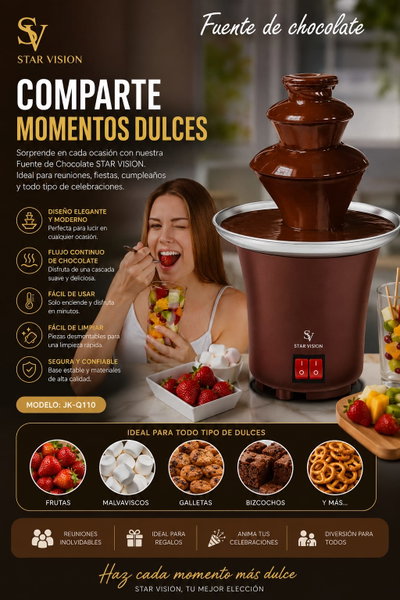 Maquina Fuente de Chocolate. 🍫