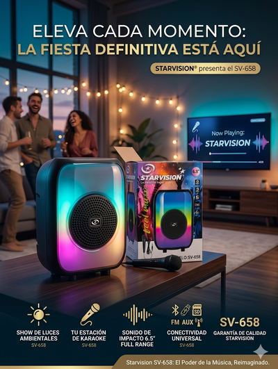 Parlante STARVISION sv-658. 🔊