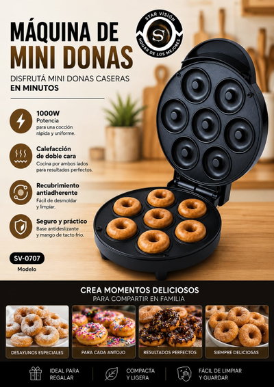 Máquina de Mini Donas. 🍩