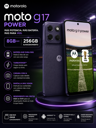Celular Moto G17 POWER  8/256GB 📱 cr1