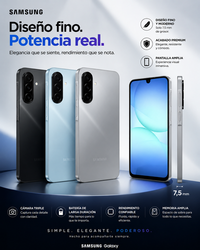 Celular SAMSUNG GALAXY A17 (128GB). 📱 cr1