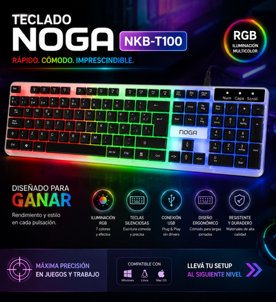 Teclado Noga NKB-T100 ⌨️
