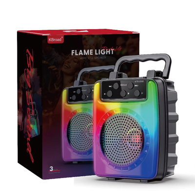 Parlante KTS-2006 con Luces RGB 3".🎶🔊