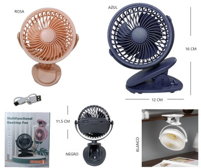 Ventilador 138 con Clip. 🌬️