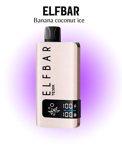 Elfbar TE30K Banana Coconut Ice