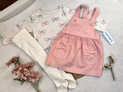 Conjunto “Jardinero Pink” - Carter’s 