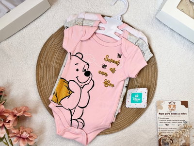 Pack de 3 bodys "Sweet bee" - Disney baby