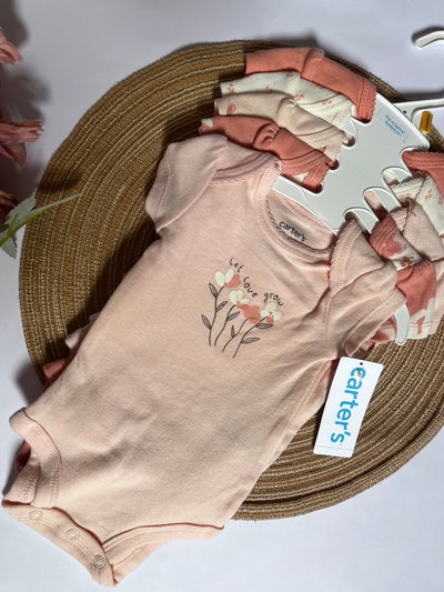 Pack de 5 bodys "Let love grow" - Carters USA