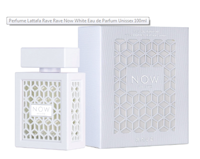 Perfume Lattafa Rave Rave Now White Eau de Parfum Unissex 100ml