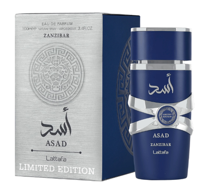 Perfume Lattafa Asad Zanzibar Limited Edition Eau de Parfum Masculino 100ml