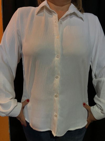 Camisa clásica sin bolsillos