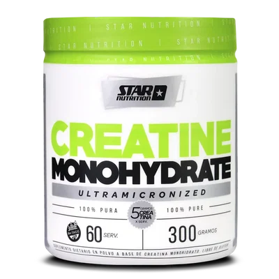 Creatina Monohidrato 300g en Pote Star Nutrition Sabor Neutro