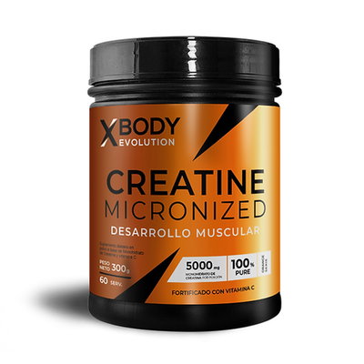 Creatina en Polvo X Body Evolution de Alta Pureza 100% Evaluada 300gr