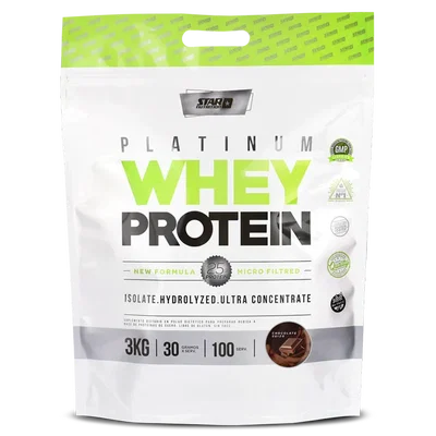 Proteína en Polvo 3KG Platinun Whey Protein Star Nutrition