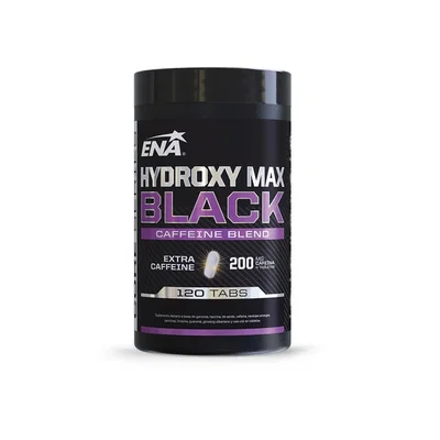 Quemador Hydroxy Max Black de Ena Sport con cafeína