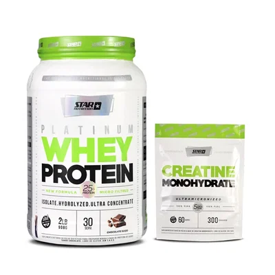 Combo de Proteína + Creatina Star Nutrition: ¡El mejor 100%!