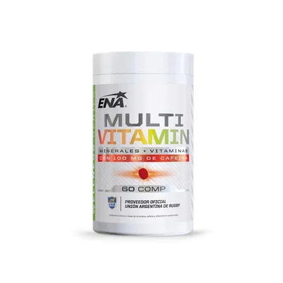 Multivitamínico ENA con 100mg de cafeína 60 cápsulas