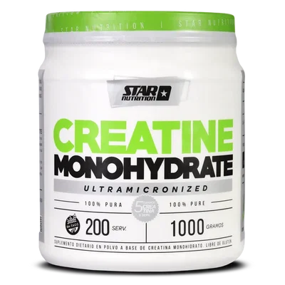 Creatina Monohidrato 1KG Star Nutrition en pote: ¡La mejor!