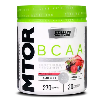MTOR BCAA Star Nutrition Saborizado 8:1:1 Lo Mejor en BCAAs