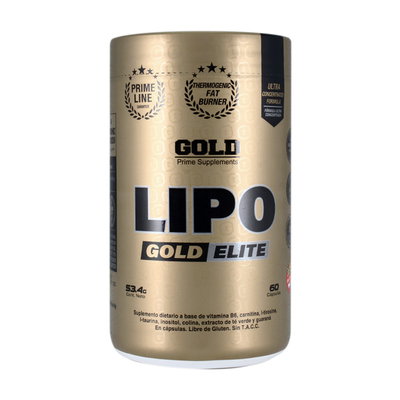 Quemador de Grasa Lipo Gold Elite 60 Caps Gold Nutrition