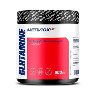 Glutamina en Polvo 300gr Mervick Lab - ¡Mayor Recuperación!
