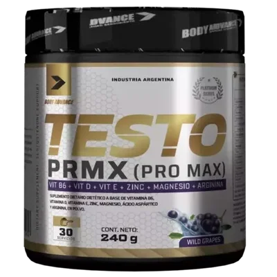 Testo Pro Max 240 Gr Body Advance Magnesio Vitamina B6 Zinc