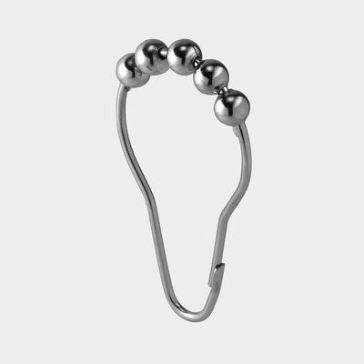 GANCHOS METALICOS PARA CORTINA DE BAÑO 