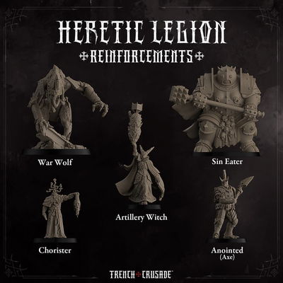 Legión de herejes-Refuerzos