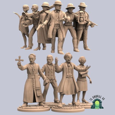 Set completo de investigadores