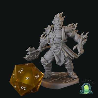 Genasi del fuego barbaro