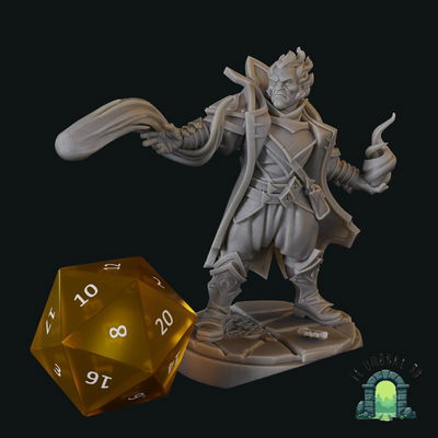Genasi de fuego guerrero