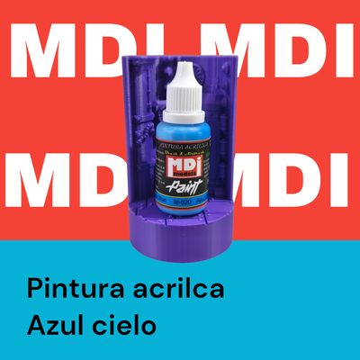 Acrilico azul cielo