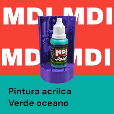 Acrilico verde oceano