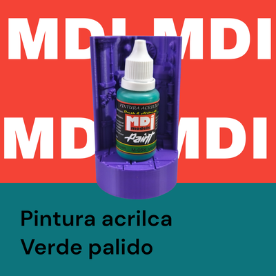 Acrilico verde palido