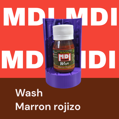 Wash marron rojizo