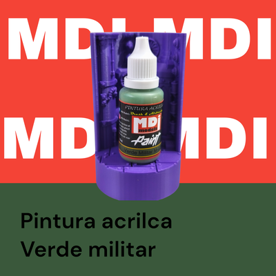Acrilico verde militar