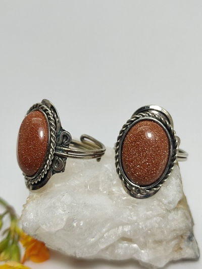 Anillo piedra del Sol de Alpaca