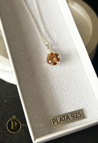  Conjunto de plata Ámbar