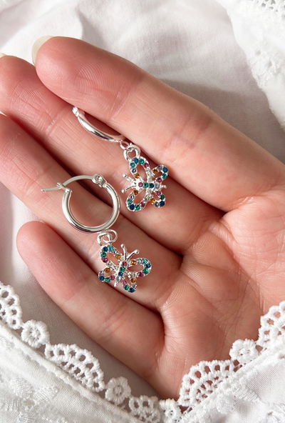 Aros Mariosa Con Cubic Multicolor 1,5Cm