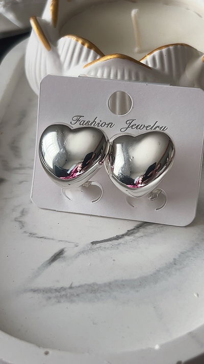 AROS CORAZON CHUNKY 2CM