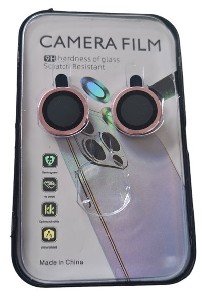 Protectores de cámara- Metalizado rosa 