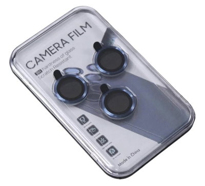 Protectores de cámara - Metalizado azul 