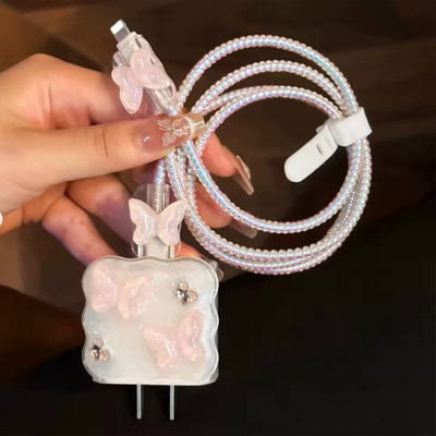 Protector de cargador mariposas - 5 piezas 