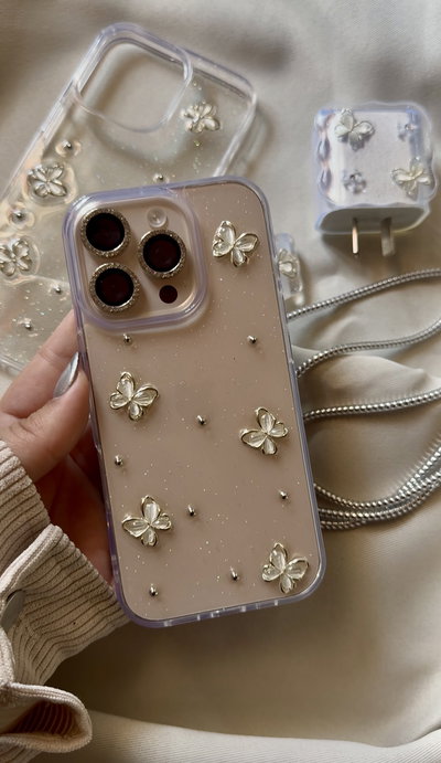 Butterfly Set (funda + protector de cargador) 