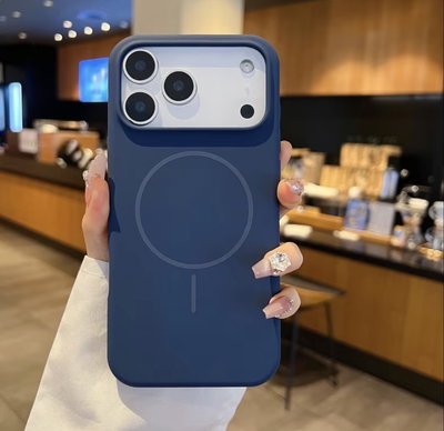 Case Silicona Magsafe - Azul