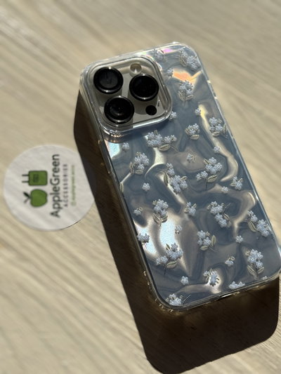 Case flowers holo celeste 