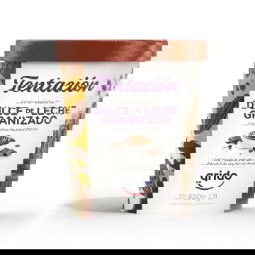 Helado GRIDO tentacion Dulce de leche  GRANIZADO 1Litro