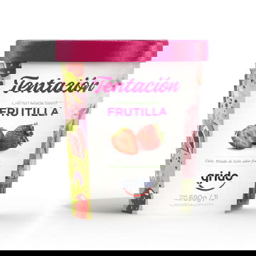 Helado GRIDO tentacion Frutilla 1Litro