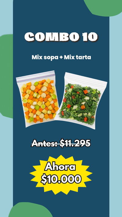 COMBO 10 1 KG MIX SOPA + 1KG MIX TARTA